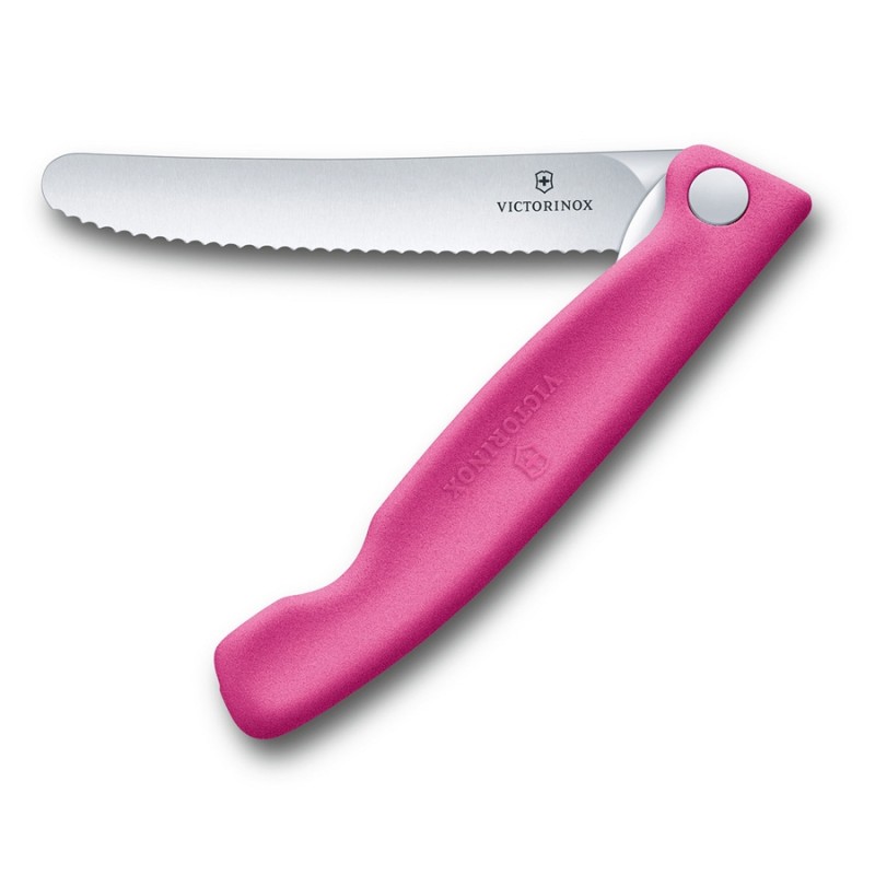 Victorinox Katlanabilir Mutfak Bıçağı (Pembe) (VT 6.7836.F5B)